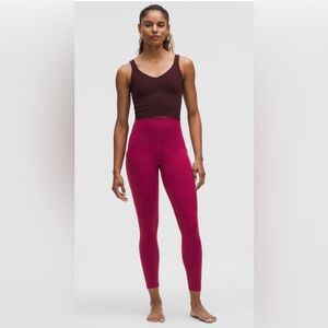 lululemon Align High Rise Pant with Pockets - size 6 - magenta smoke - 25 inch